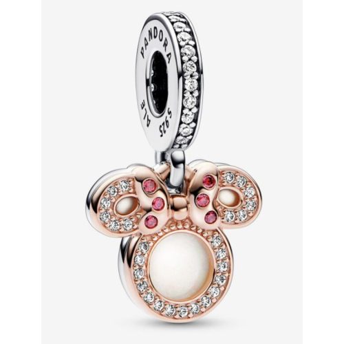 Pandora  - Disney Minnie egér sziluett dupla függő charm